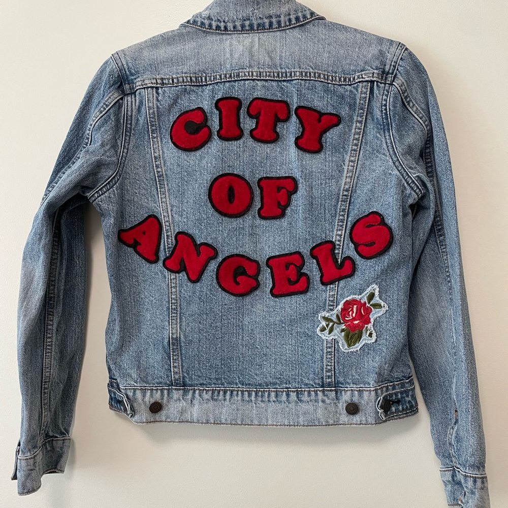 City of Angels denim jacket small. Los Angeles.